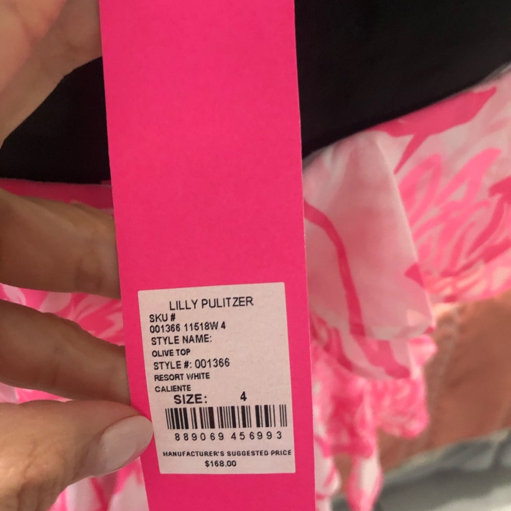 New Lilly Pulitzer Olive Top